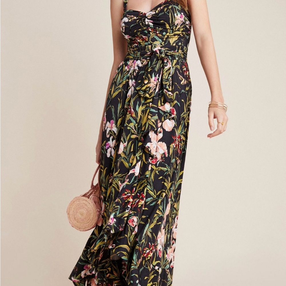 Gabriela Ruffled Maxi Dress